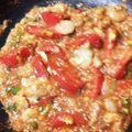 taiyakiok's cooksnap of when they made 海老とフレッシュトマトのチリソース.