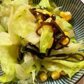 hakobetet's cooksnap of when they made 簡単♪包丁要らず！レタスツナコーンサラダ.