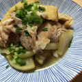 クックRPIZXH☆'s cooksnap of when they made 簡単☆だいこん・豚肉・油揚げの煮物.