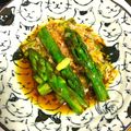 夕飯は６時です's cooksnap of when they made 簡単！アスパラの焼きびたし✨.