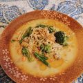 Booruru's cooksnap of when they made 簡単ヘルシー☆鮭カマのポカポカ豆乳鍋.
