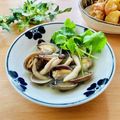 runa10's cooksnap of when they made 浅利とキノコの白だし.