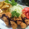 虹色♪︎ちゅーりっぷ's cooksnap of when they made 簡単豚カツ　〜なんだかさん風〜.