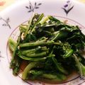 umi☆neco's cooksnap of when they made 春菊のバター醤油炒め.