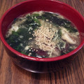 mie chan's cooksnap of when they made ワカメとタマゴの中華スープ☆.