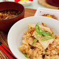 shiho23's cooksnap of when they made ストウブで茅乃舎出汁香るたけのこご飯.