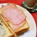 アイリッシュショコラ's cooksnap of when they made 【 ハチミツとハムのトースト♪】.