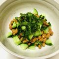 azbjbn's cooksnap of when they made 夏にさっぱり☆しそきゅうり納豆.