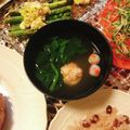 yesmama's cooksnap of when they made 料亭風♪　海老しんじょうのお吸い物.