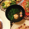 yesmama's cooksnap of when they made 料亭風♪　海老しんじょうのお吸い物.