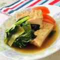U☆kaoru's cooksnap of when they made 簡単！厚揚げと小松菜の煮びたし.