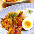 YUH♡ママ's cooksnap of when they made もやしとポテトのケチャマヨ炒め.
