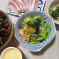 よちりん's cooksnap of when they made ✿小松菜とベビーホタテのガリバタ炒め✿.