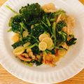 鈴木美香さん's cooksnap of when they made 大根の葉と豚バラ肉の味噌炒め.