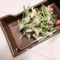 ねこ神様's cooksnap of when they made ☆レンジで蒸し鶏と水菜の柚子胡椒和え☆.