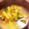 みーこ0925's cooksnap of when they made 超簡単!人参と小松菜の卵スープ☆汁物？☆.
