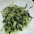 クックVOY1Q3☆'s cooksnap of when they made 水菜と海苔のわさび和え.