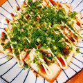 かわゆう1211's cooksnap of when they made 厚揚げお好み焼き風.
