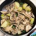 xMARILYNx's cooksnap of when they made 簡単♪新じゃが舞茸ガーリックバター炒め.
