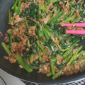 クックプ～'s cooksnap of when they made 下茹でなし！ほうれん草の納豆マヨチー炒め.