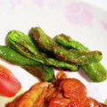 STimeBlues's cooksnap of when they made 夏に食べたい！ししとうの素揚げ.