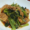 クックVOY1Q3☆'s cooksnap of when they made 小松菜と豚肉の甘辛炒め.