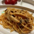 菜鳳子's cooksnap of when they made コストコプルコギアレンジきのこナポリタン.