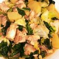 やえまりも's cooksnap of when they made 春キャベツと新じゃがの鶏照りバター炒め☆.