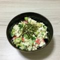 クック4P73QB☆'s cooksnap of when they made ★　豆腐アボカドの和え物　★.