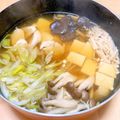ステルトミチル's cooksnap of when they made 鶏胸肉のきのこ鍋.