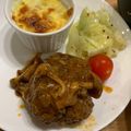 ポメちょん's cooksnap of when they made 卵不使用☆失敗なし☆肉汁煮込みハンバーグ.
