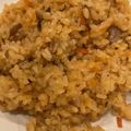 ♡37♡'s cooksnap of when they made 炊飯器で簡単炊き込みキムチ炒飯.