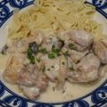 youtapapa's cooksnap of when they made 鶏肉とエリンギのクリーム煮.