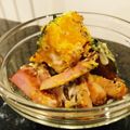 わか★'s cooksnap of when they made かぼちゃとベーコンのマスタードマヨサラダ.