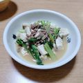 Avanti20's cooksnap of when they made 豆腐と小松菜のひき肉炒め.