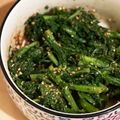 ♪ミチル♪'s cooksnap of when they made 常備菜④春菊のごま和え.