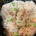 ☆ドキンちゃん☆”'s cooksnap of when they made 枝豆と塩鮭の混ぜごはん.