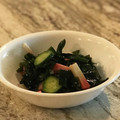 モチ007's cooksnap of when they made きゅうりとわかめの酢の物.