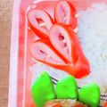 ゆりほのママ♪'s cooksnap of when they made キャラ弁に♡彼弁に♡ハート赤ウインナー♡.