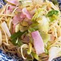 ヨーグルトの森's cooksnap of when they made キャベツとささみの梅ごまパスタ.