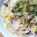 ぴっちぃ♪'s cooksnap of when they made ワンポット包丁要らずペペロンチーノパスタ.