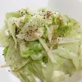 みっくママ's cooksnap of when they made レタスのペペロンチーノ風.