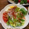 koiko亭's cooksnap of when they made 本当に簡単、本場のチョレギサラダ.