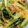 seacomet's cooksnap of when they made さば缶と小松菜のパスタ.