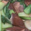 Yokoandcat's cooksnap of when they made 青梗菜としいたけの炒めもの.