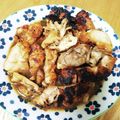 akko115's cooksnap of when they made かんたん鳥もも肉のポン酢照り焼き.