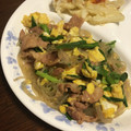 四児のハハ's cooksnap of when they made 豚と春雨の甘辛ニラ玉炒め.
