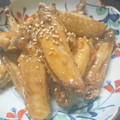お菓子と女大工's cooksnap of when they made 鶏手羽中のてりてり煮.