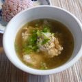 nerachin's cooksnap of when they made エリンギ鶏団子汁.