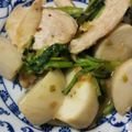 いかめし321's cooksnap of when they made 鶏肉とカブのみそ炒め.